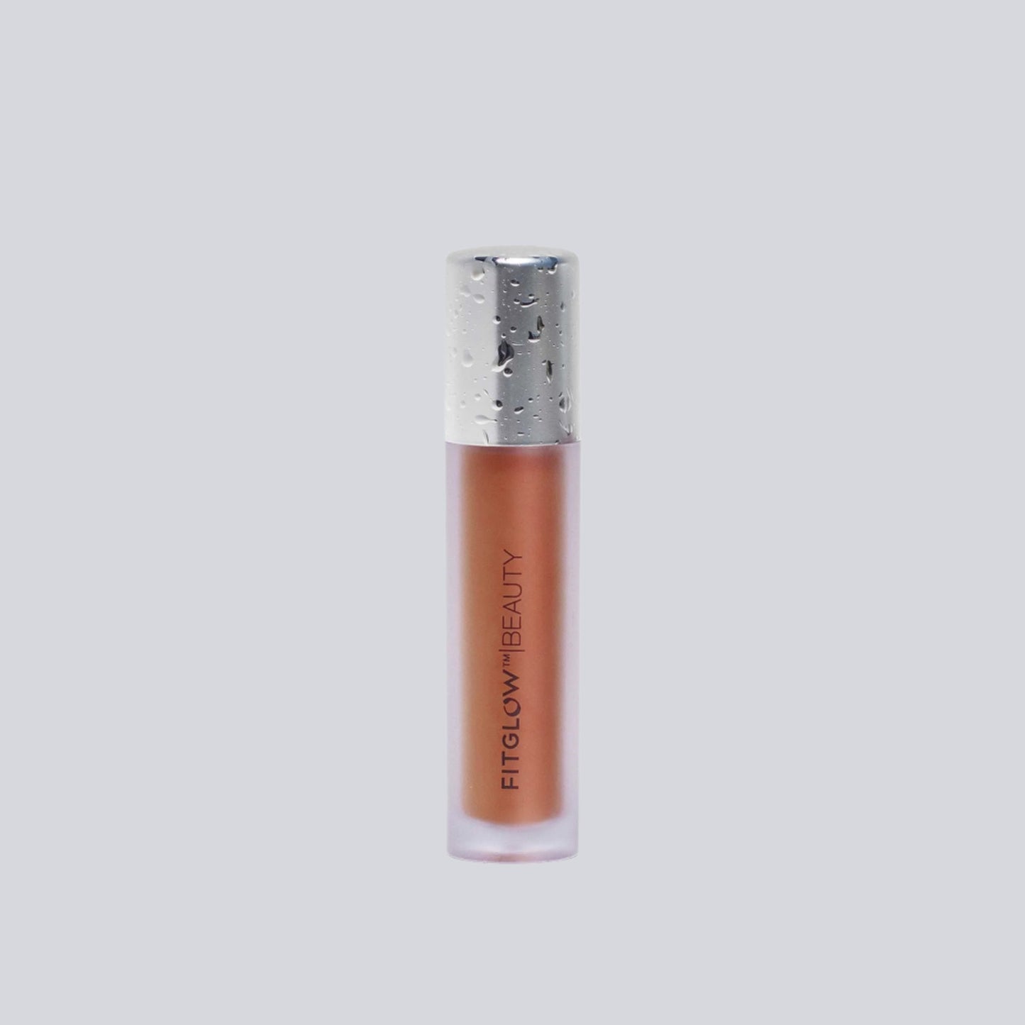 FitGlow Lip Serum - Beach Glow - Sheer Bronze colour with white background