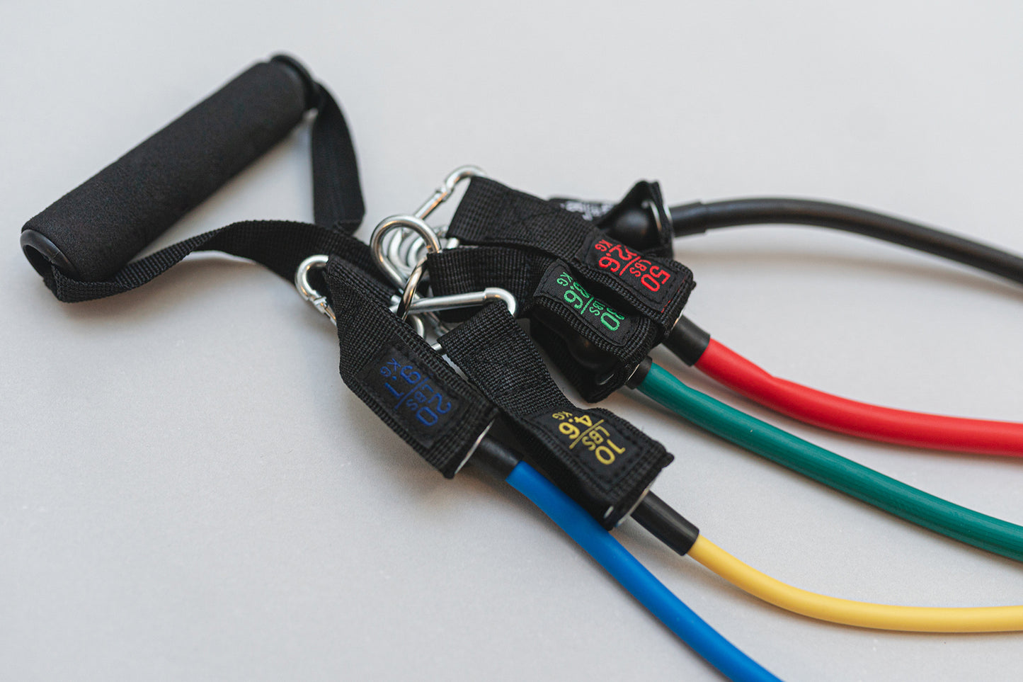 Resistance Band Set - 5 Different Weights of Tubing