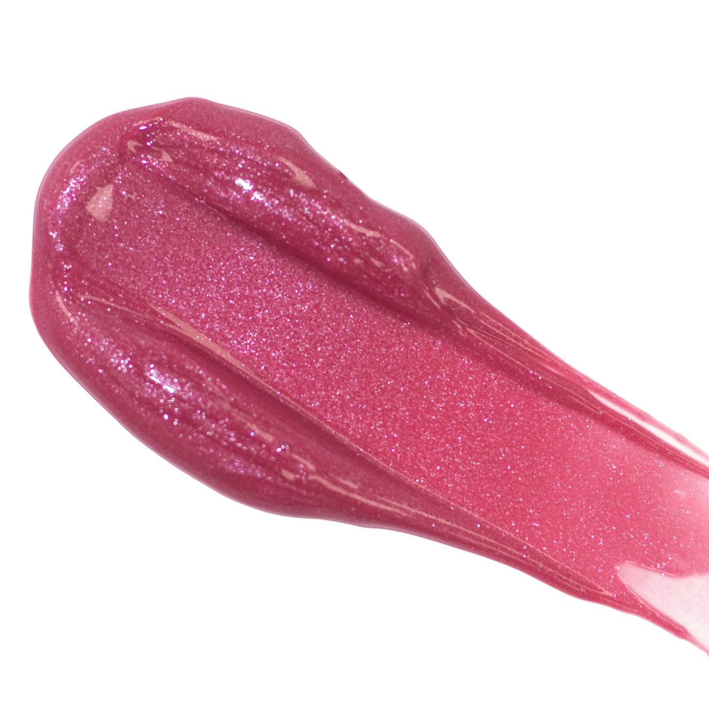FitGlow Lip Serum - Bloom - sheer berry shine colour with white background