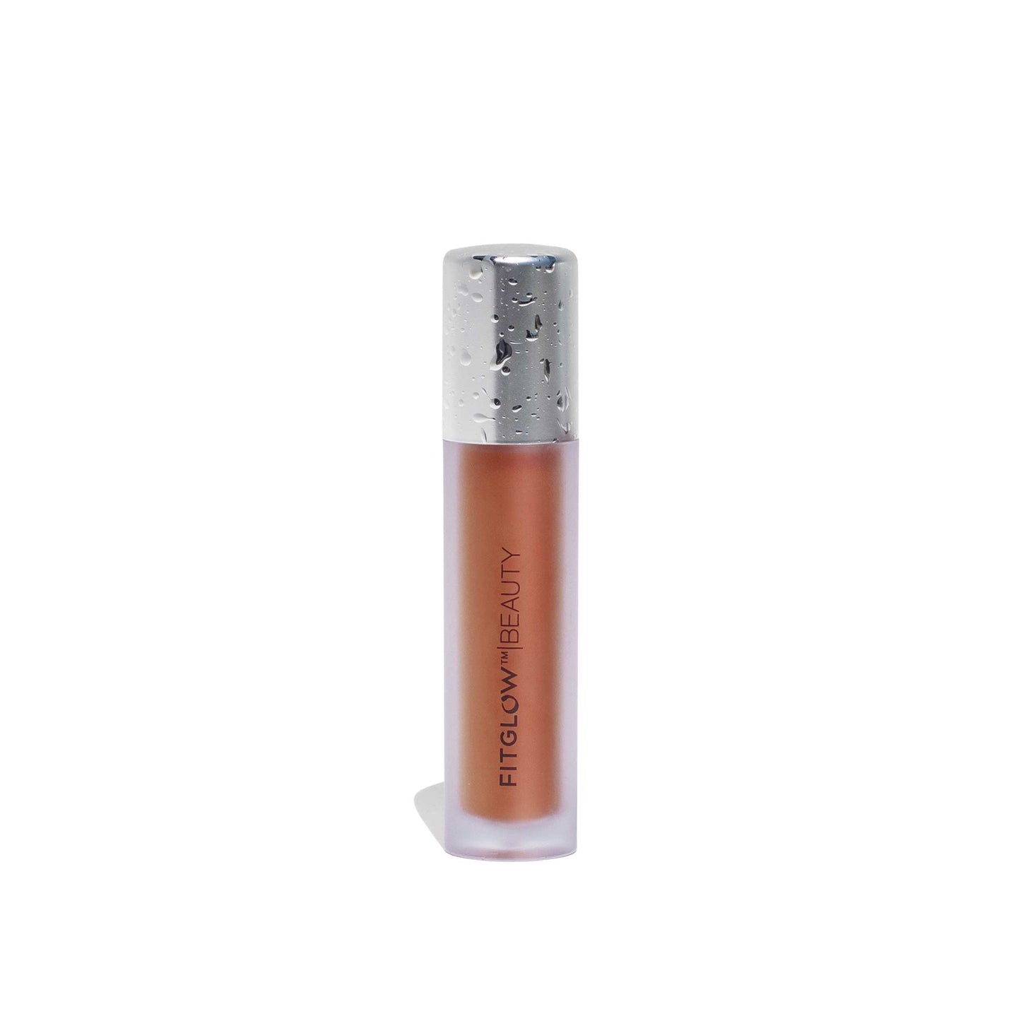 FitGlow Lip Serum - Beach Glow - Sheer Bronze colour with white background