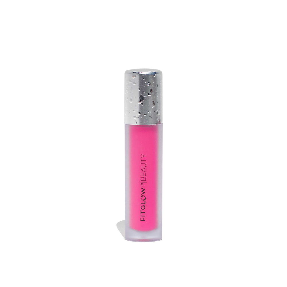 
                  
                    FitGlow Lip Serum - Liv - sheer magenta colour with white background
                  
                